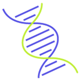 An icon representing DNA